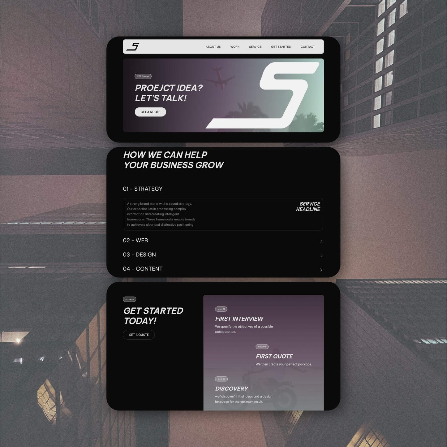Webflow Website Template